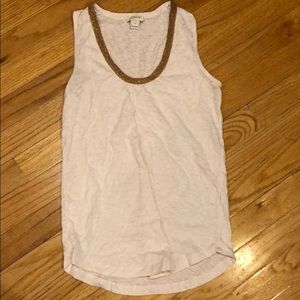 Jcrew jeweled collar sleeveless top